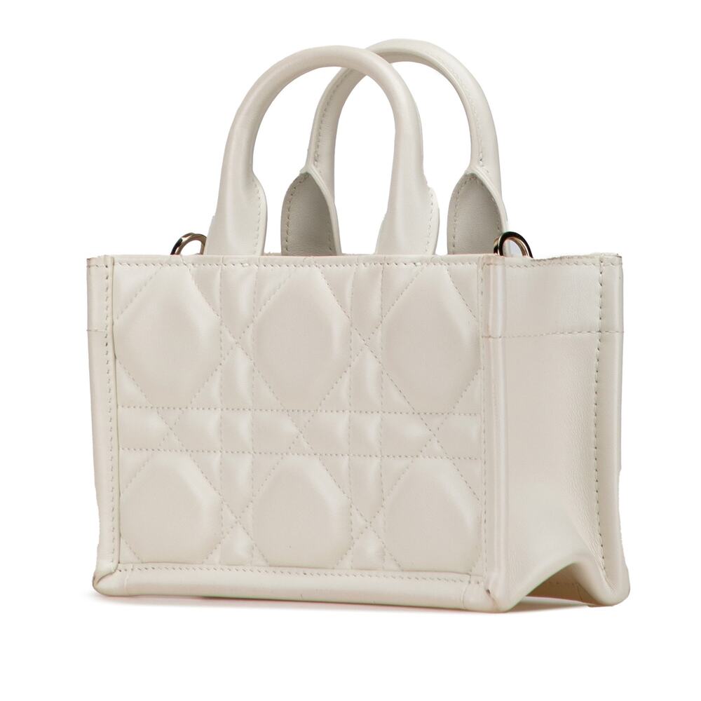 Dior Mini Calfskin Macrocannage Book Tote - Picture 2 of 10